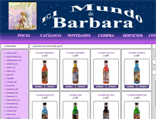 Tablet Screenshot of elmundodebarbara.com